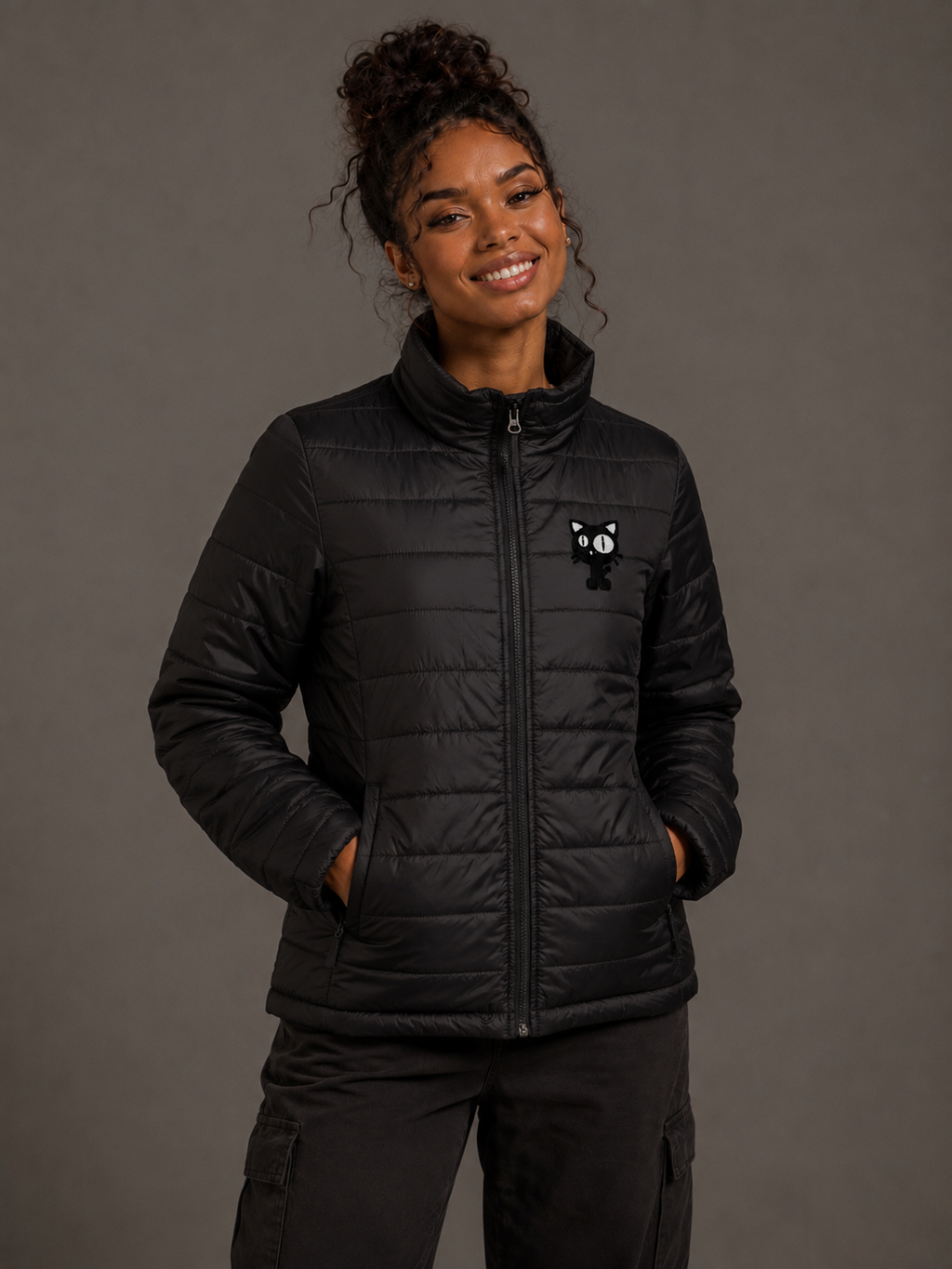 Womens BLVCK CAT Puffer Jacket